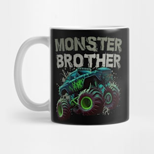 Monster Truck Brother Family Matching Monster Truck Lovers Mug